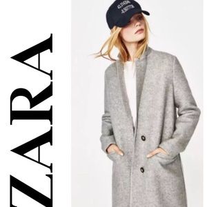 BLACK FRIDAY SALE!! NWOT Zara Masculine Coat Grey